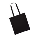 Black - Back - Nutshell Organic Cotton Long Handle 10L Shopper