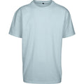 Powder Blue - Front - Build Your Brand Mens Basic Light Loose T-Shirt
