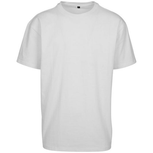 White - Front - Build Your Brand Mens Basic Light Loose T-Shirt