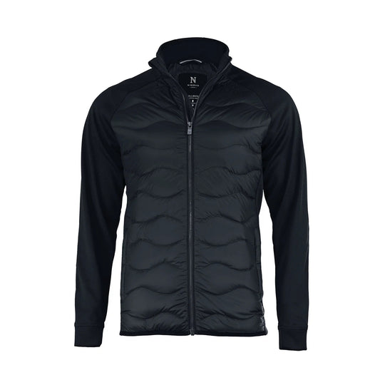 Black - Front - Nimbus Mens Stillwater Hybrid Down Jacket