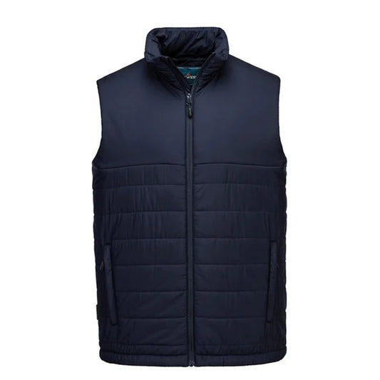 Navy - Front - Portwest Mens Professional Insulated Gilet