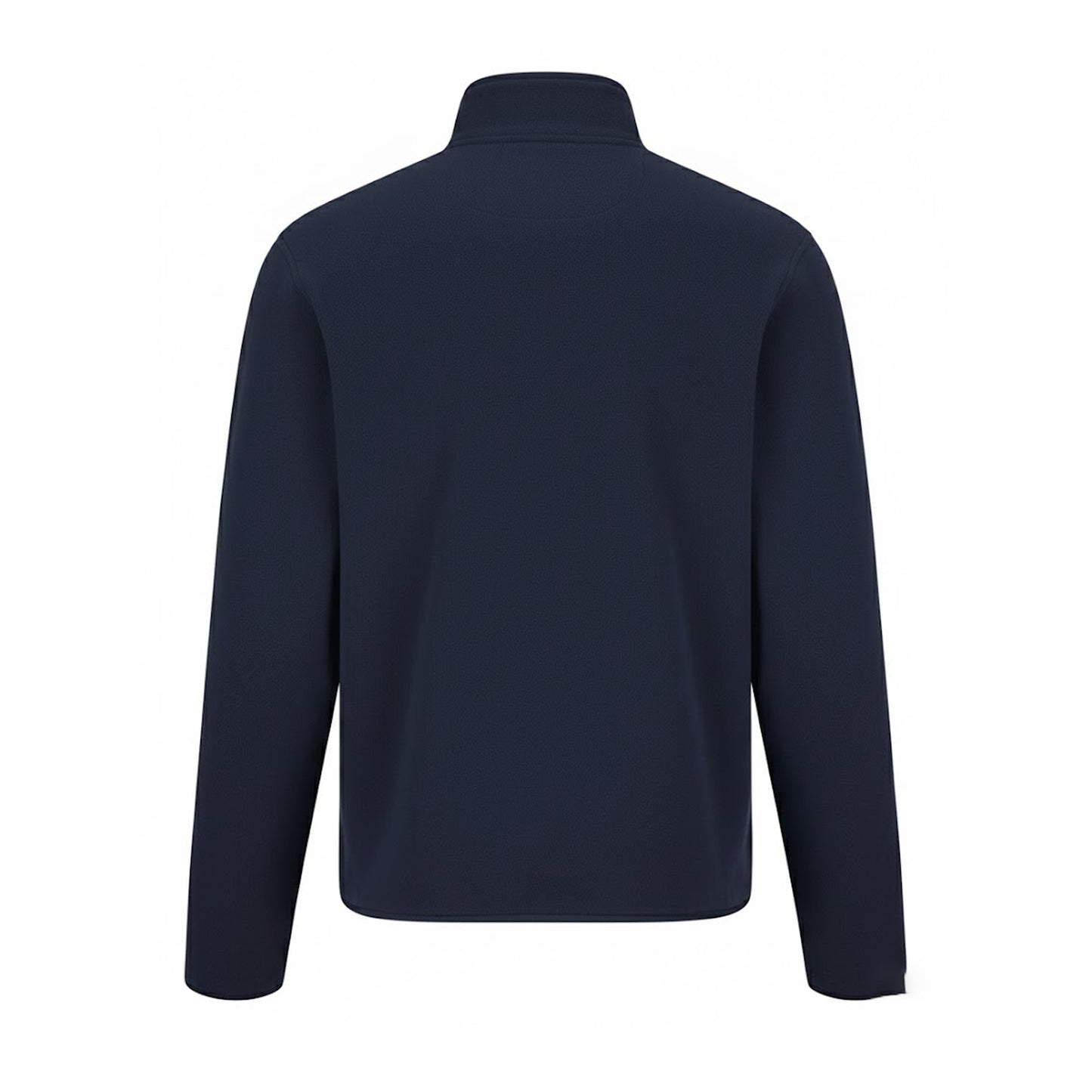 Navy - Back - PRO RTX Mens Microfleece Half Zip Jumper