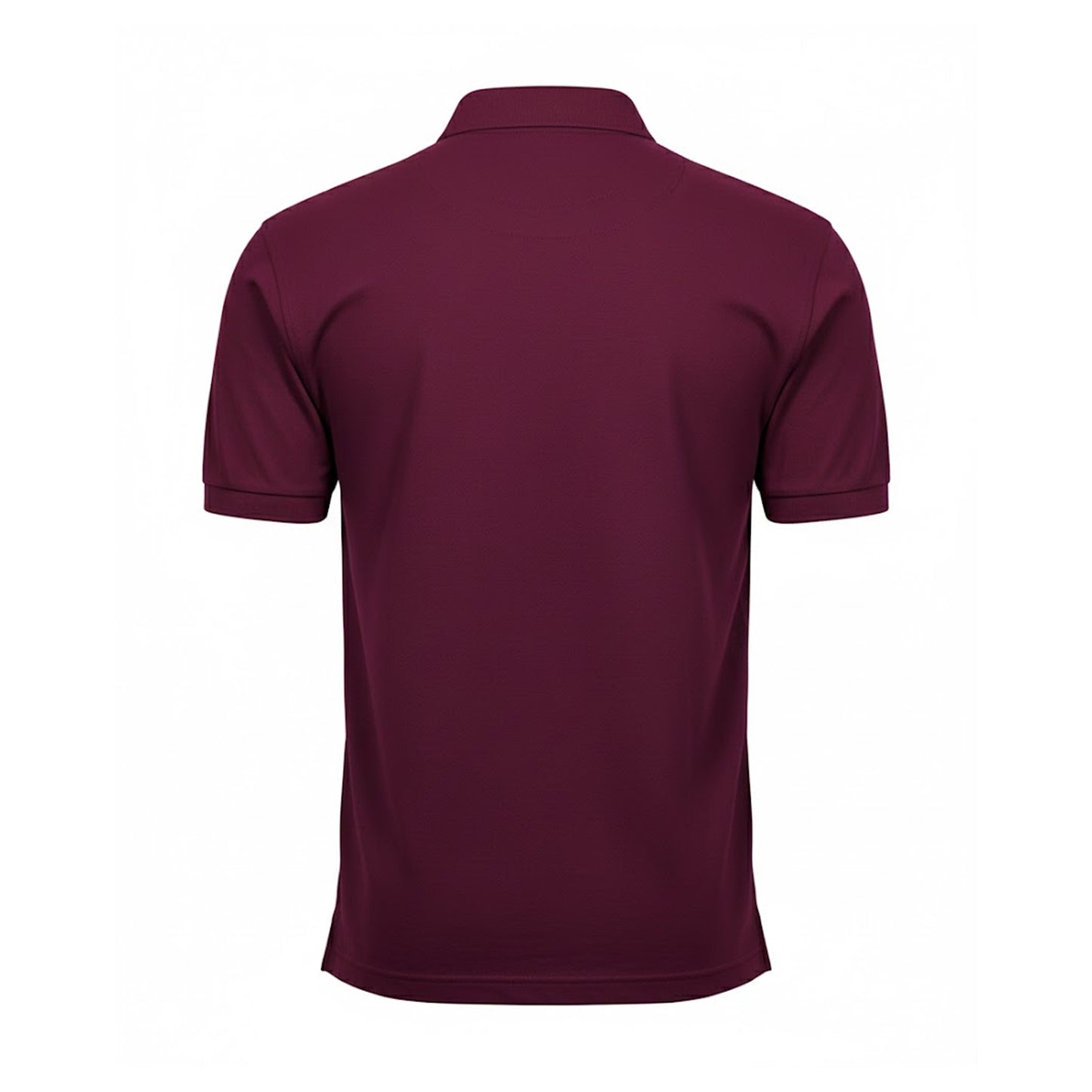 Wine - Back - Tee Jays Mens Stretch Polo Shirt