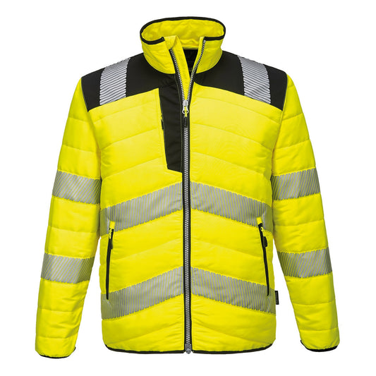 Yellow-Black - Front - Portwest Mens Hi-Vis Jacket