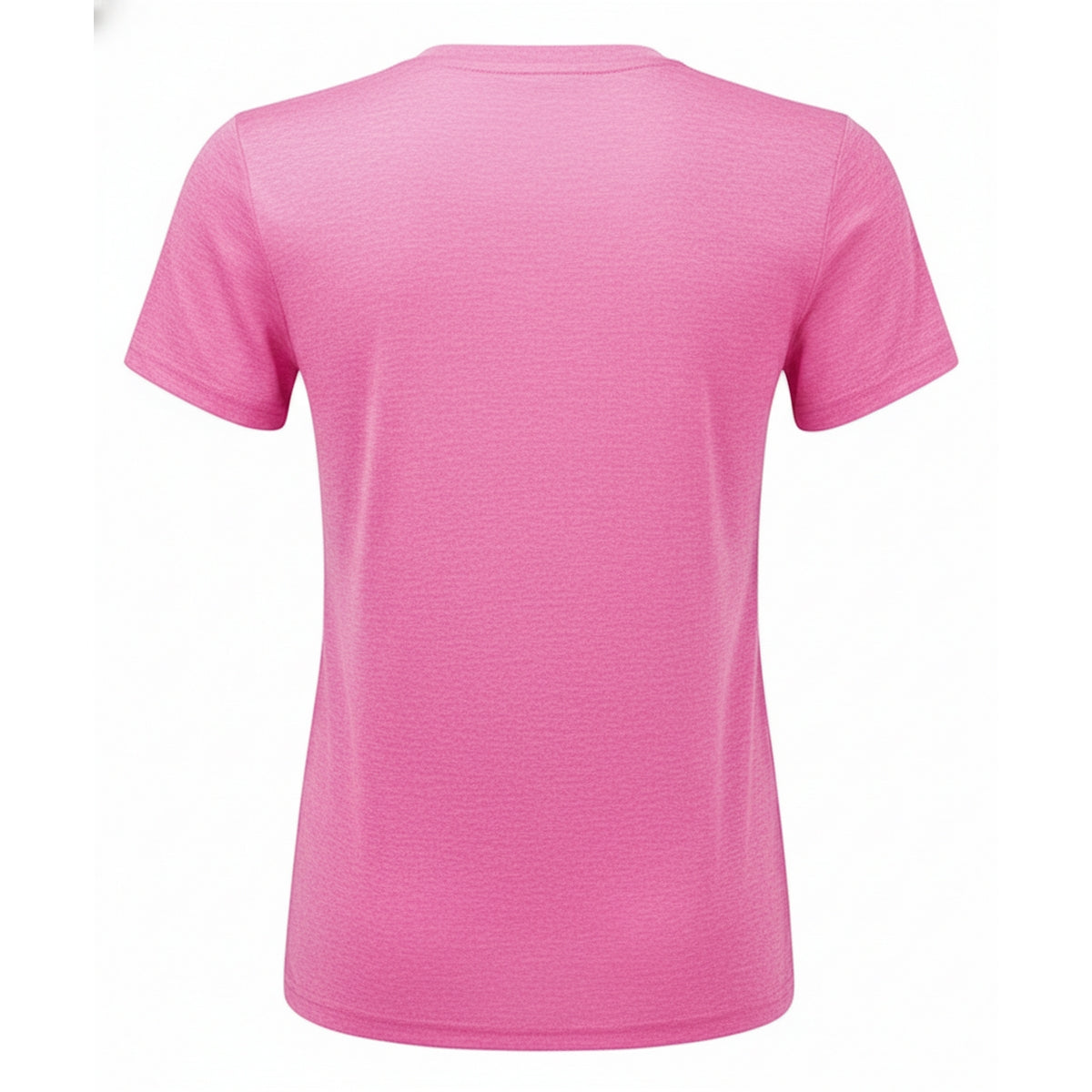 Pink Melange - Back - TriDri Womens-Ladies Ion-Charge Textured Recycled T-Shirt