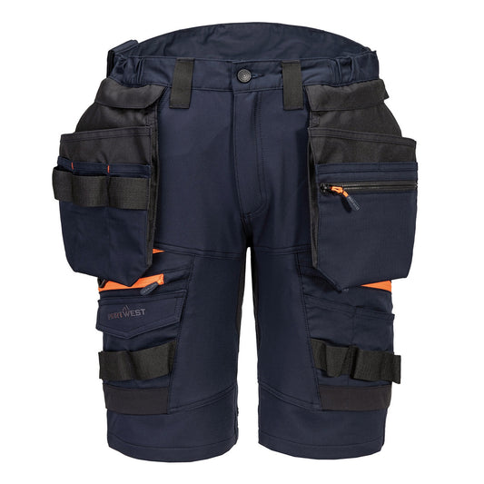 Navy - Front - Portwest Mens Work Shorts