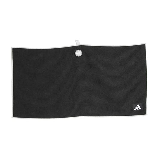 Black - Front - Adidas Players Magnetic Towel