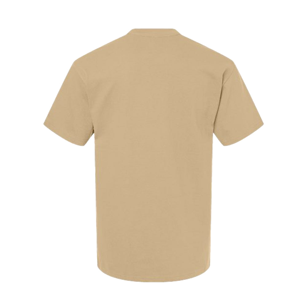 Tan - Back - Gildan Unisex Adult Hammer Maxweight T-Shirt