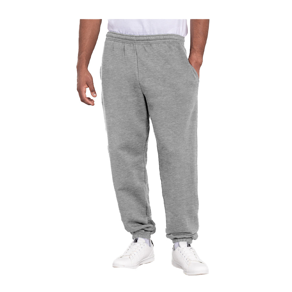 Athletic Heather - Back - Fruit of the Loom Unisex Adult Iconic Premium Jogging Bottoms