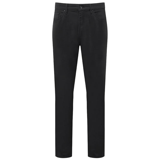 Stay Black - Front - Premier Mens Workready Straight Leg Jeans