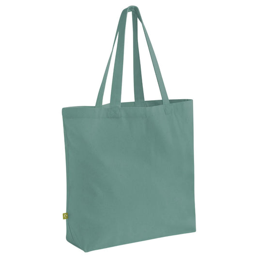 Sage Green - Front - Westford Mill EarthAware Organic Tote Bag
