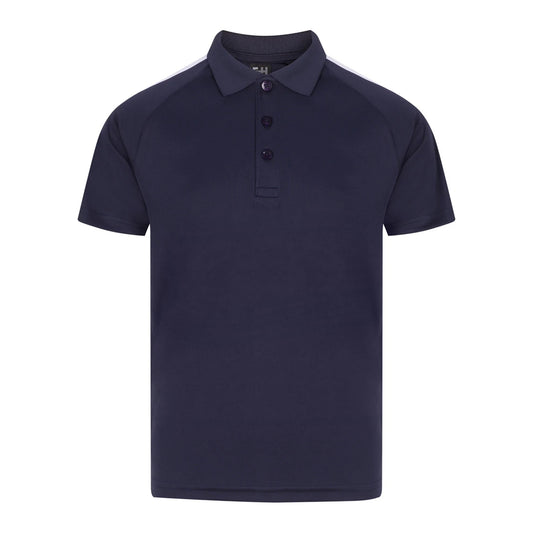 Navy-White - Front - Finden & Hales Childrens-Kids Team Polo Shirt