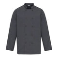 Steel Grey - Front - Premier Unisex Chefs Jacket
