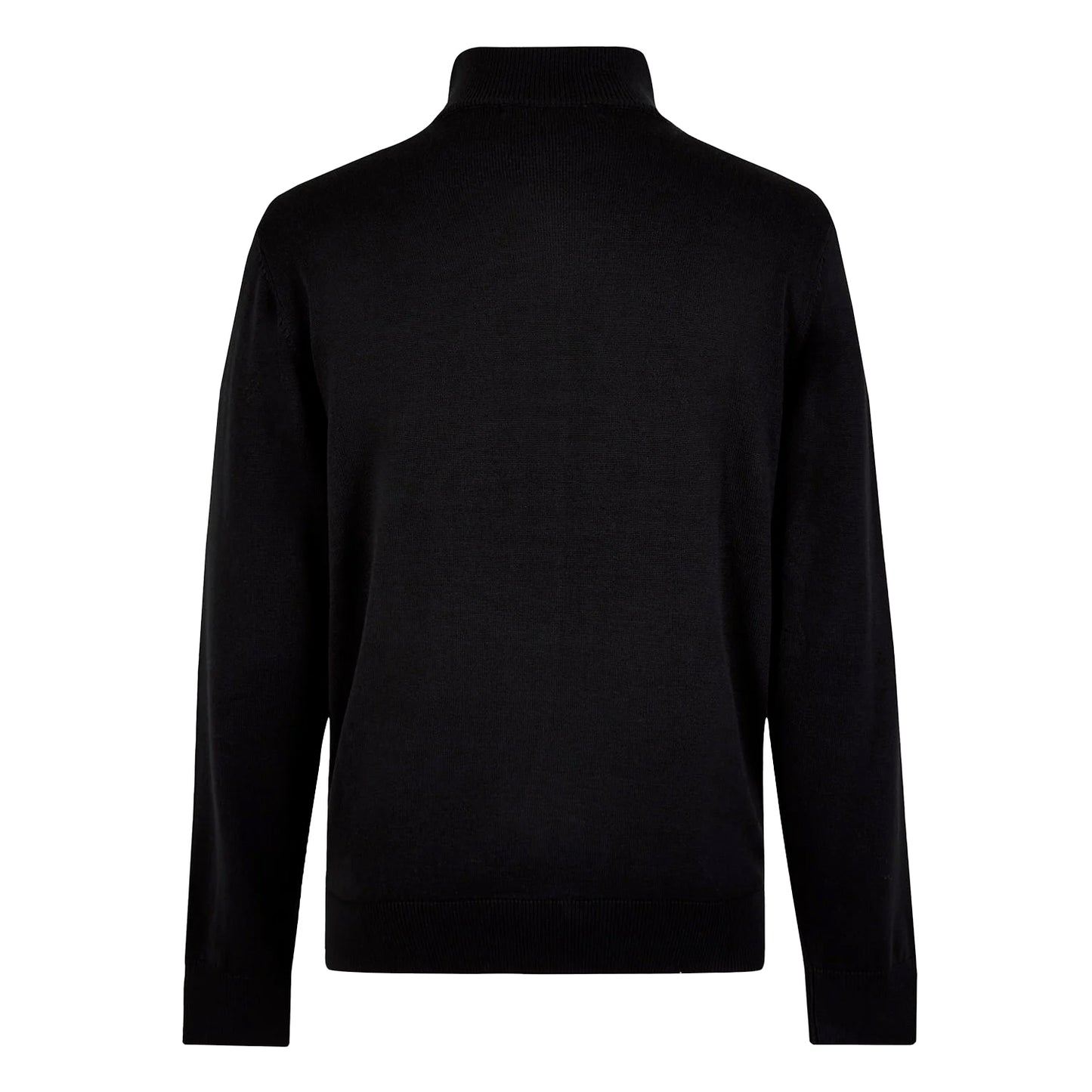 Black - Back - Kustom Kit Mens Arundel Quarter Zip Regular Sweatshirt