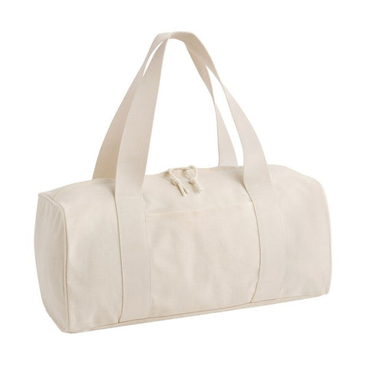 Natural - Front - Bagbase Canvas Duffle Bag