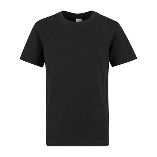 Black - Front - New Morning Studios Childrens-Kids Basic Regular T-Shirt
