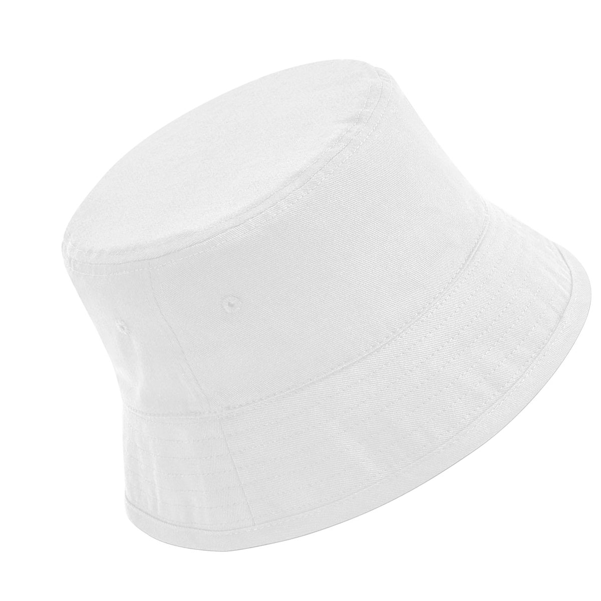 White - Back - Beechfield Organic Cotton Bucket Hat