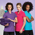 Hot Pink - Back - Premier Womens-Ladies *Orchid* Tunic - Health Beauty & Spa - Workwear