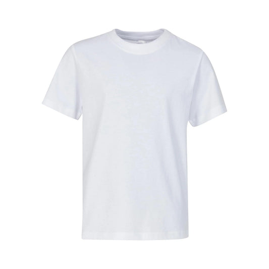 White - Front - New Morning Studios Childrens-Kids Oversized T-Shirt