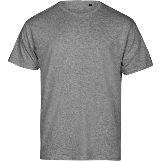 Heather Grey - Front - Tee Jays Mens Unlabeled Enzyme Washed T-Shirt