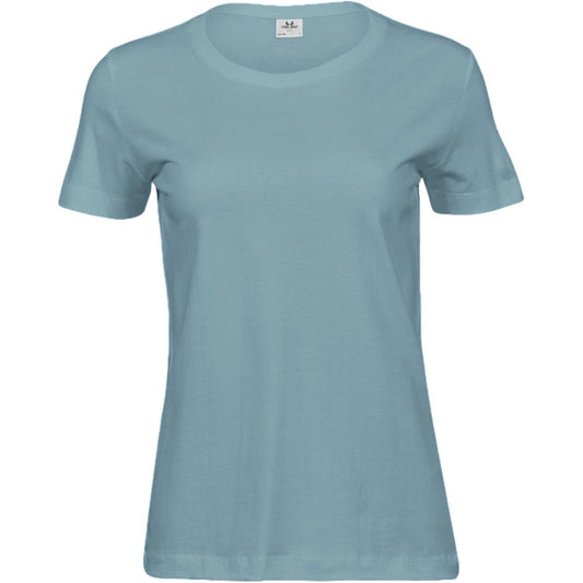 Misty Blue - Front - Tee Jays Womens-Ladies Soft T-Shirt