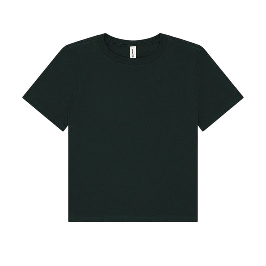 Forest - Front - Bella + Canvas Womens-Ladies Heavyweight Boxy T-Shirt