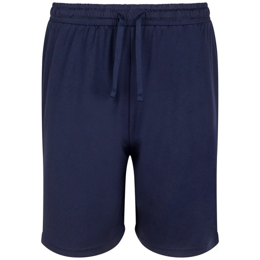 Navy - Front - Finden & Hales Unisex Adult Team No Pocket Shorts