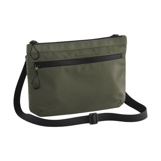 Olive Green - Front - Quadra UrbanShift Crossbody Bag