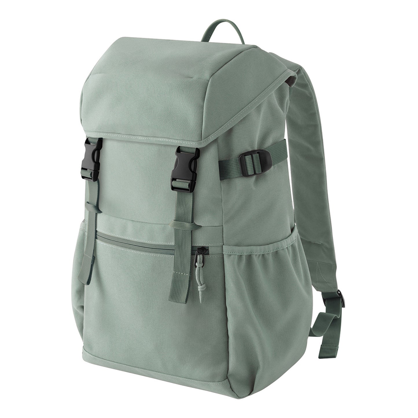 Dusty Green - Back - Bagbase Ramble Recycled Polyester Backpack