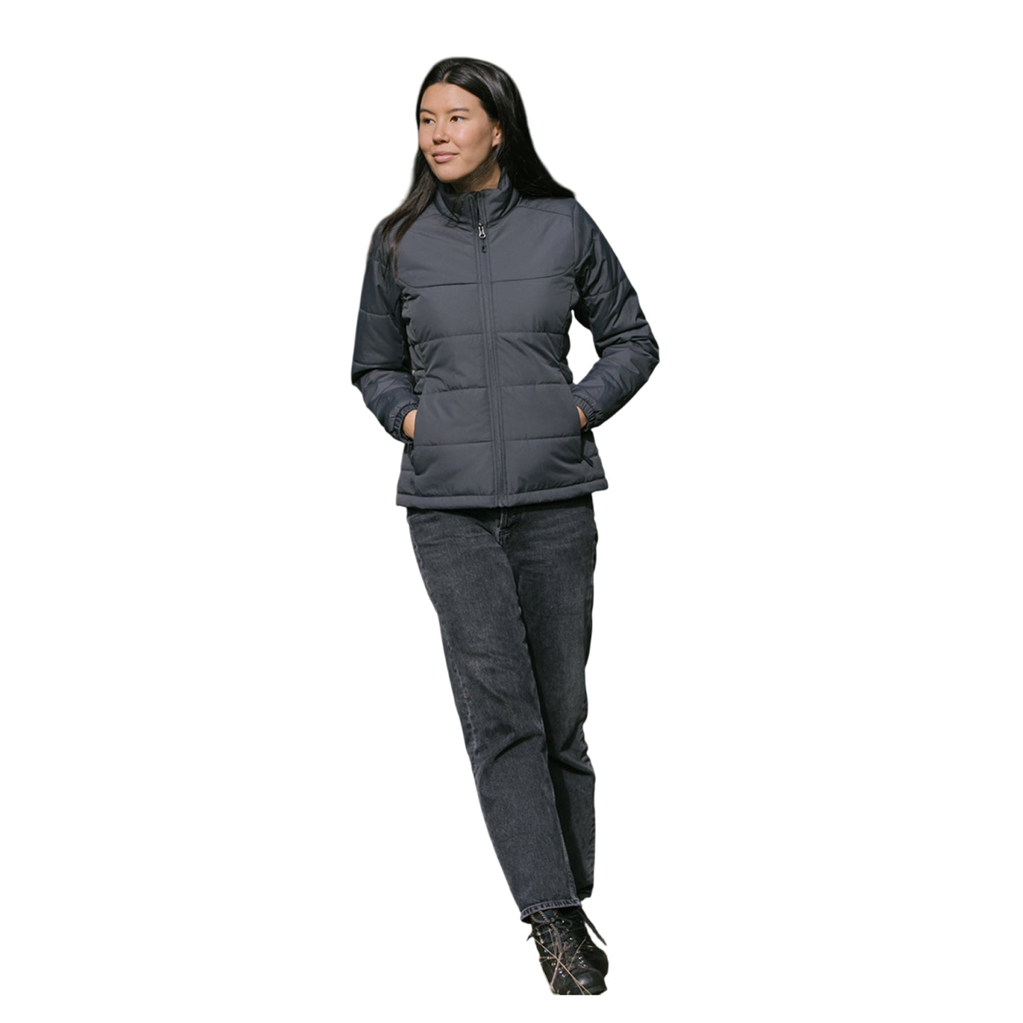 Granite - Pack Shot - Stormtech Womens-Ladies Sierra Thermal Jacket