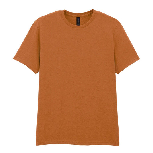 Fan Texas Orange - Front - Gildan Mens Softstyle Ringspun Cotton T-Shirt
