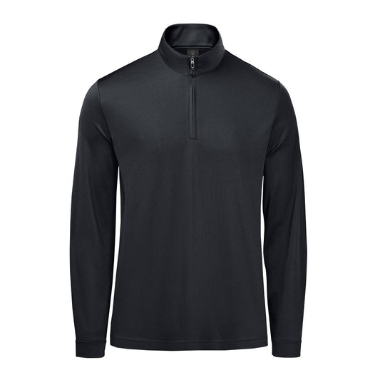 Black - Front - Stormtech Mens Monterey Quarter Zip Sweatshirt