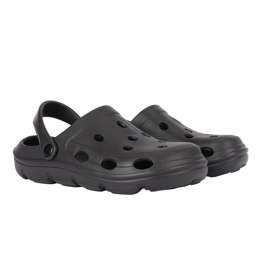 Jet Black - Front - Awdis Childrens-Kids Aeroready Clogs