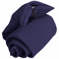 Navy - Front - Premier Tie - Mens Plain Workwear Clip On Tie