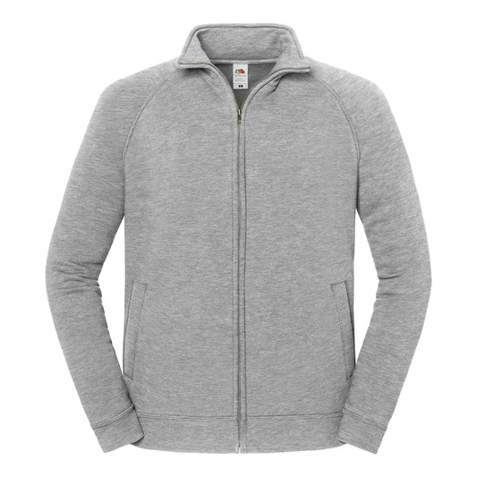 Athletic Heather - Front - Fruit of the Loom Mens Iconic Premium Sweat Jacket