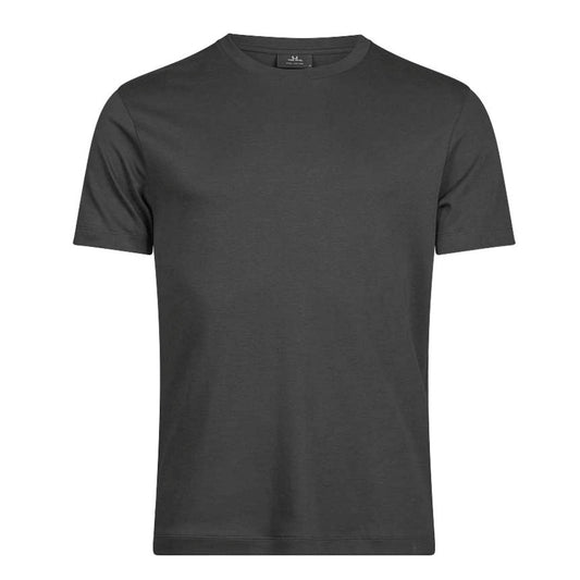 Black - Front - Tee Jays Mens Plain Pima Cotton T-Shirt