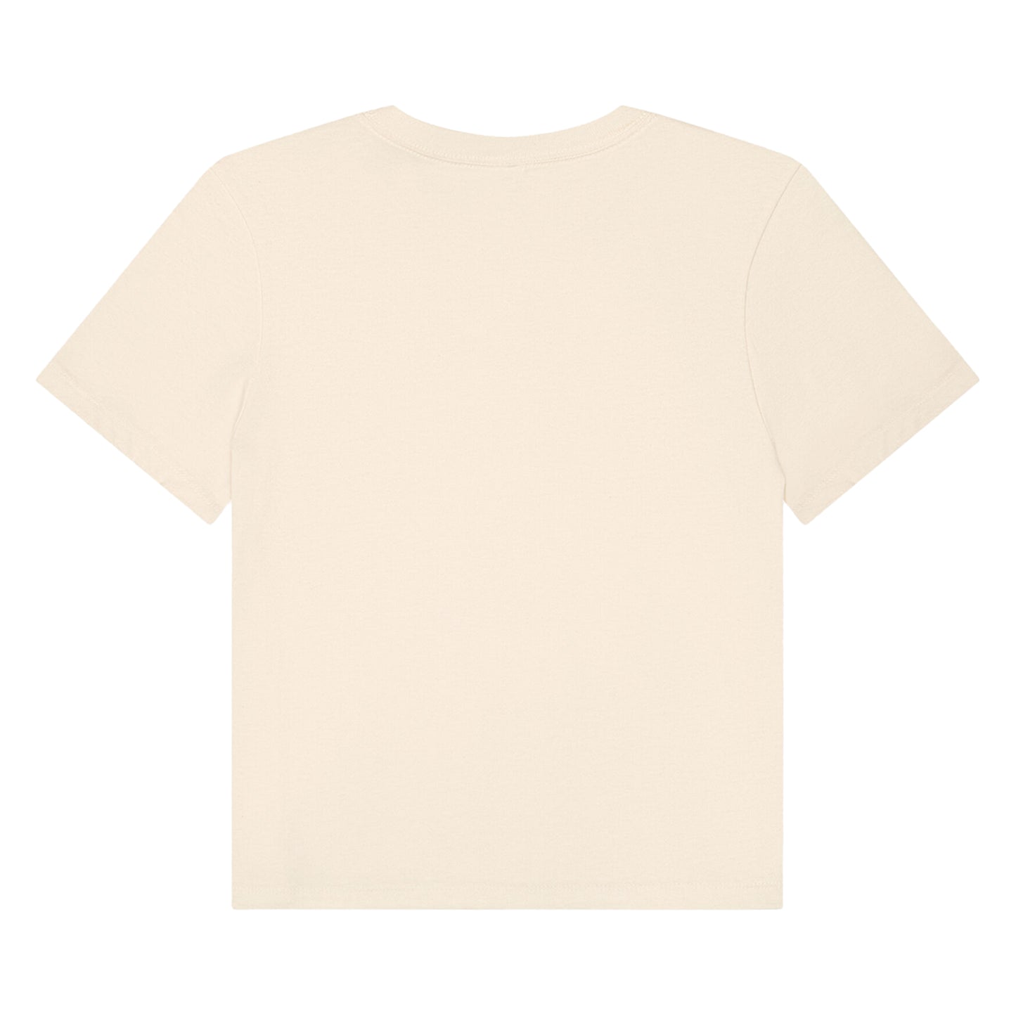 Natural - Back - Bella + Canvas Womens-Ladies Heavy Boxy T-Shirt