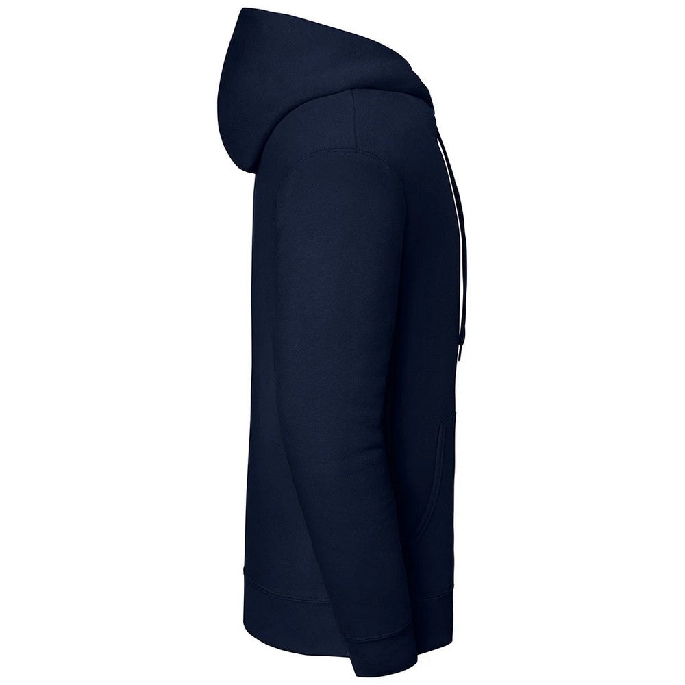 Deep Navy - Side - Fruit of the Loom Mens Iconic Premium Hoodie