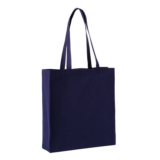 Oxford Navy - Front - Nutshell Premium Canvas Recycled Tote Bag