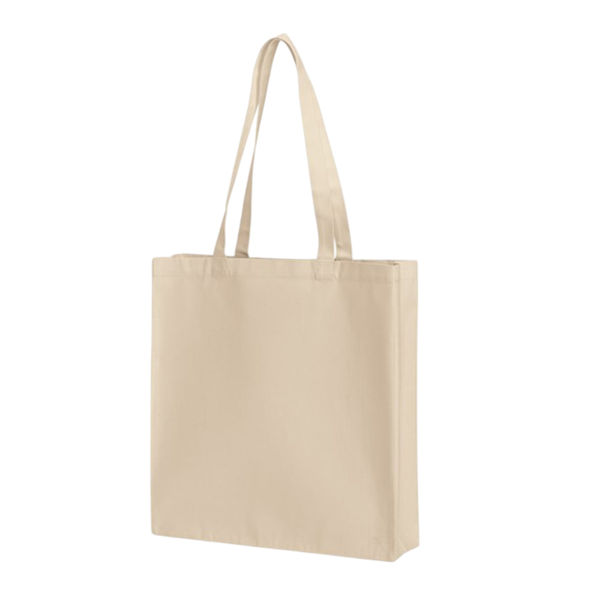 Sand - Back - Nutshell Premium Canvas Recycled Tote Bag