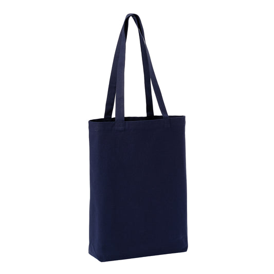 French Navy - Front - Nutshell Premium Canvas Recycled Tote Bag