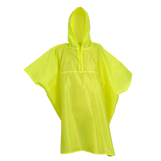 Hi Vis Yellow - Front - Yoko Unisex Adult Yoko Promo Poncho