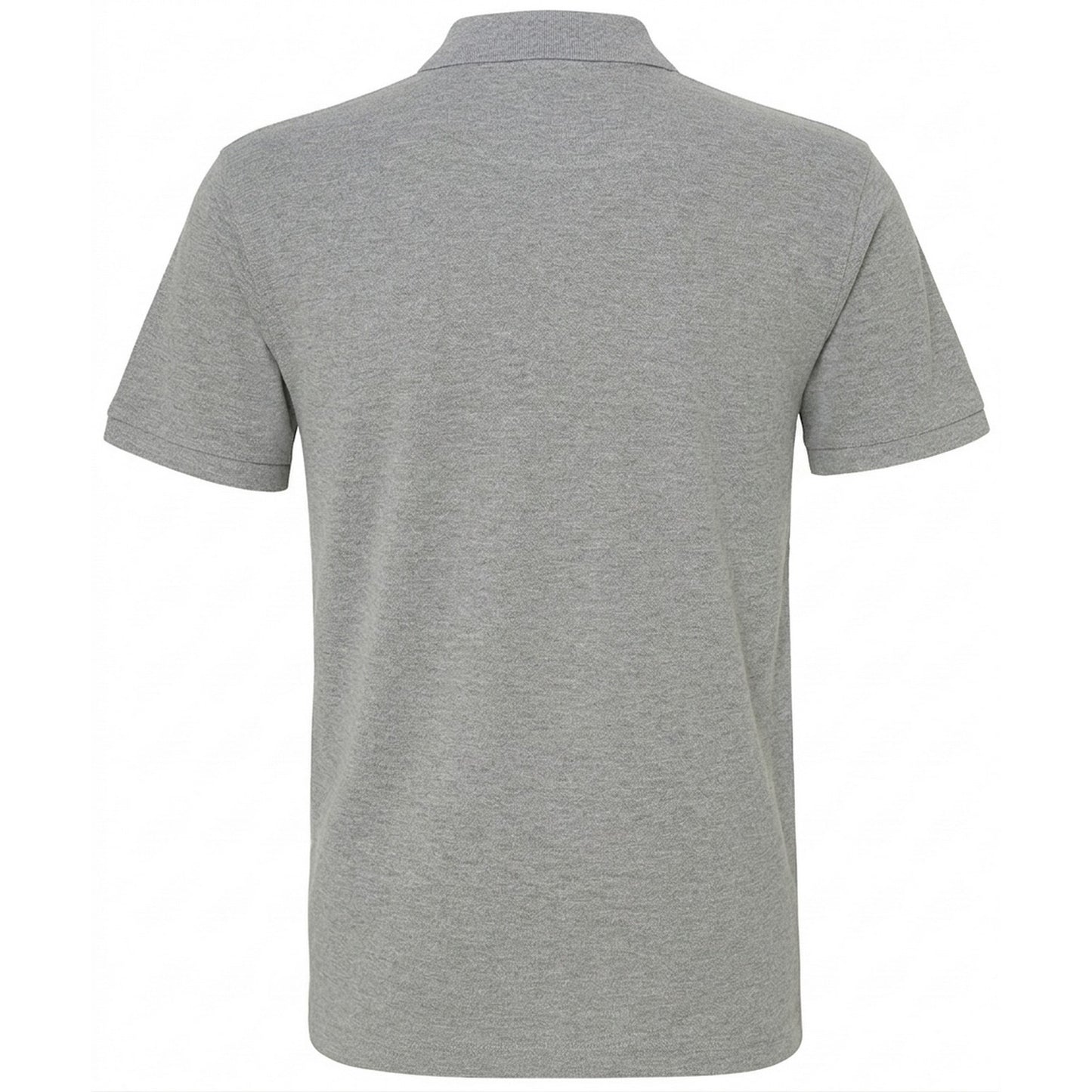 Heather Grey - Back - Asquith & Fox Mens Heather Classic Polo Shirt
