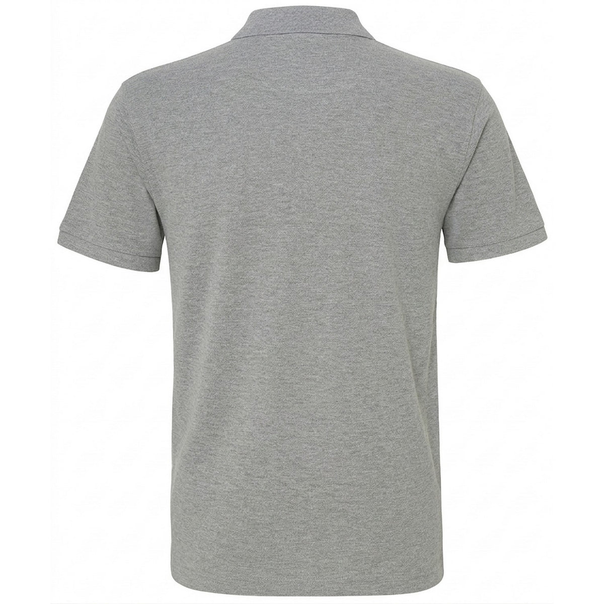 Heather Grey - Back - Asquith & Fox Mens Heather Classic Polo Shirt