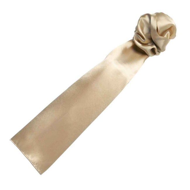 Khaki - Back - Premier Scarf - Ladies-Womens Plain Business Scarf