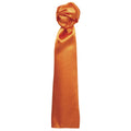 Orange - Front - Premier Scarf - Ladies-Womens Plain Business Scarf