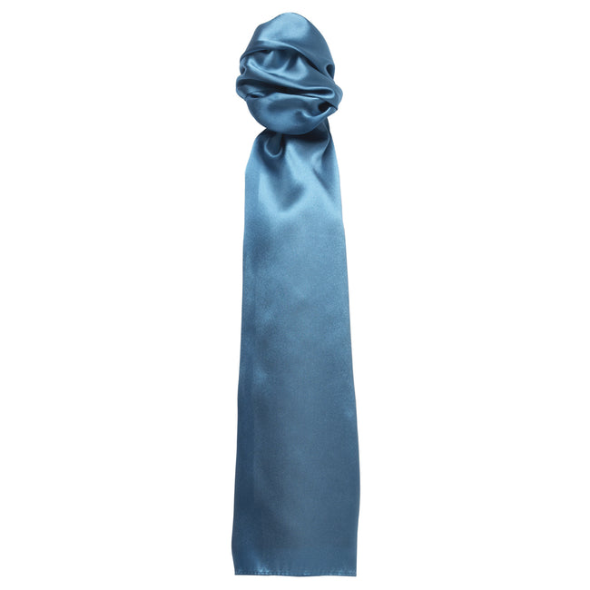Turquoise - Front - Premier Scarf - Ladies-Womens Plain Business Scarf