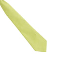 Lime - Back - Premier Mens Fashion ”Colours” Work Clip On Tie