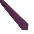 Purple - Back - Premier Mens Fashion ”Colours” Work Clip On Tie