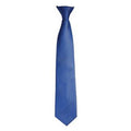 Royal - Front - Premier Mens Fashion ”Colours” Work Clip On Tie